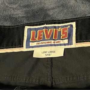 Levi's  Dark Charcoal Low Loose corduroys